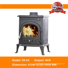 Stylish Cast Iron Stove for Room Heating